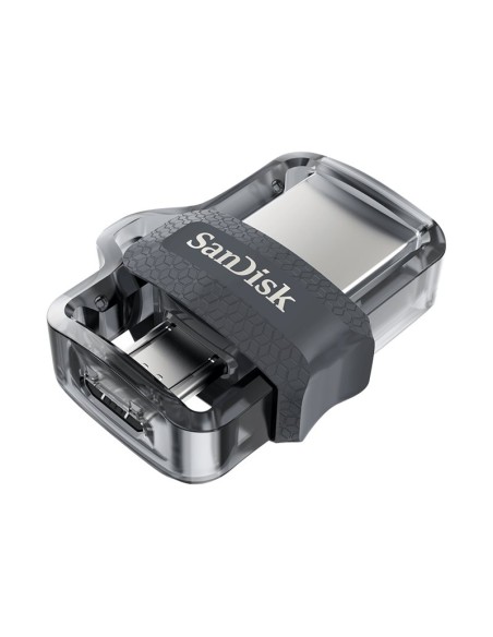 MEMORIA MICRO USB / USB 3.0 32GB SANDISK ULTRA DUAL M3.0 SILVER / BLACK