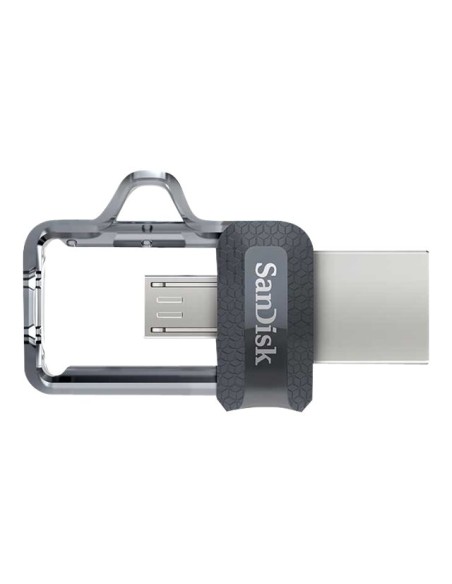 MEMORIA MICRO USB / USB 3.0 32GB SANDISK ULTRA DUAL M3.0 SILVER / BLACK