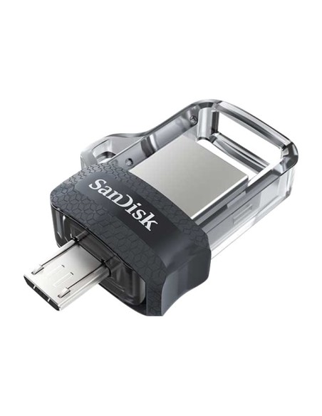 MEMORIA MICRO USB / USB 3.0 32GB SANDISK ULTRA DUAL M3.0 SILVER / BLACK