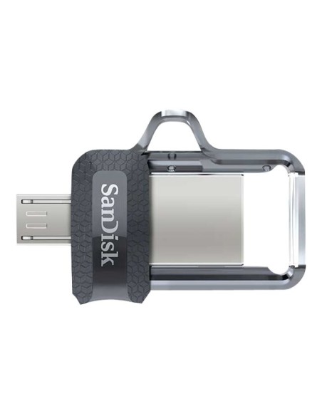 MEMORIA MICRO USB / USB 3.0 32GB SANDISK ULTRA DUAL M3.0 SILVER / BLACK