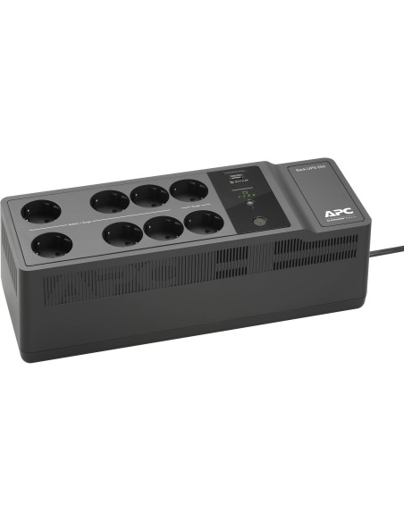 S.A.I. APC BACK-UPS 650VA 230V 400W + USB + REGLETA PROTECTORA
