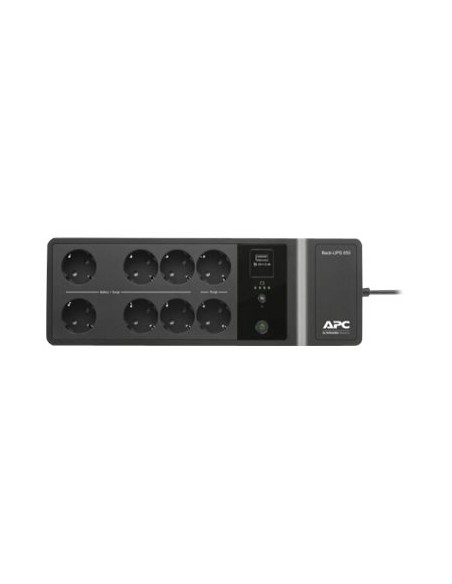 S.A.I. APC BACK-UPS 650VA 230V 400W + USB + REGLETA PROTECTORA