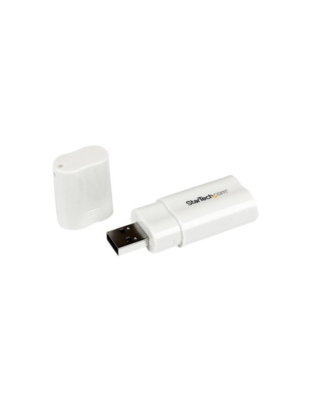 TARJETA SONIDO STARTECH USB WHITE
