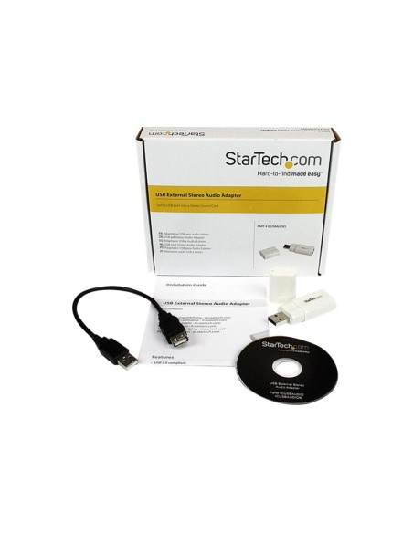 TARJETA SONIDO STARTECH USB WHITE