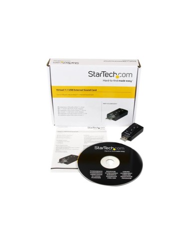 TARJETA SONIDO STARTECH VIRTUAL 7.1 USB