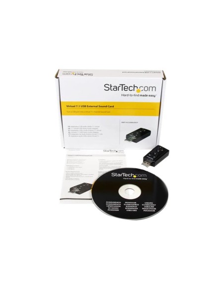 TARJETA SONIDO STARTECH VIRTUAL 7.1 USB