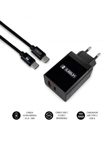 CARGADOR USB SUBBLIM 18W 2.4A USB +...