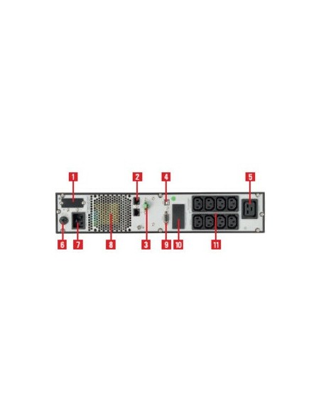 S.A.I. SALICRU SPS 800 ADVANCE RT2 800VA 720W BLACK 2U