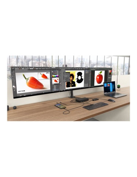 PUERTO REPLICADOR USB-C I-TEC 3XHDMI + 2XDP + RJ45 + 2XUSB 3.0 + USB 3.1 + 2XUSB-C + JACK