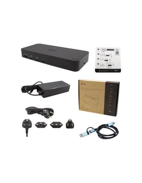 PUERTO REPLICADOR USB-C I-TEC 3XHDMI + 2XDP + RJ45 + 2XUSB 3.0 + USB 3.1 + 2XUSB-C + JACK