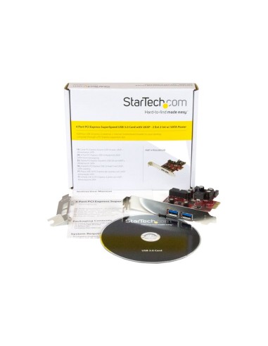 CONTROLADORA PCIE STARTECH USB 3.0 2P...