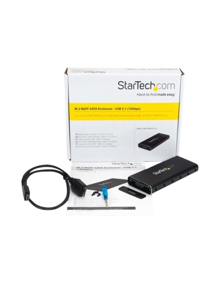 ADAPTADOR DISCO DURO STARTECH M.2 A USB-C