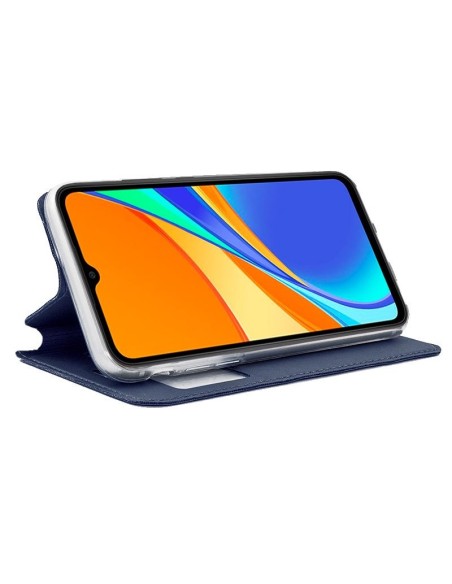 FUNDA MOVIL COOL FLIP COVER WINDOW BLUE REDMI 9C