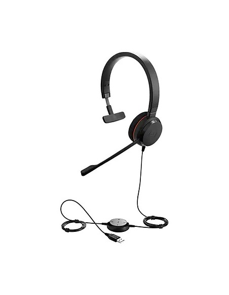 AURICULAR + MIC JABRA EVOLVE 20 USB BLACK 