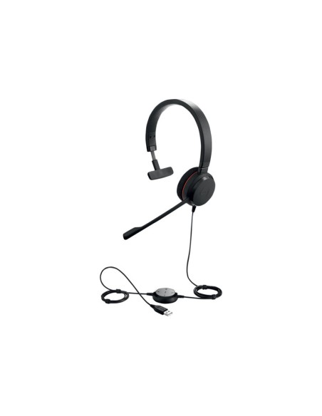 AURICULAR + MIC JABRA EVOLVE 20 USB BLACK 