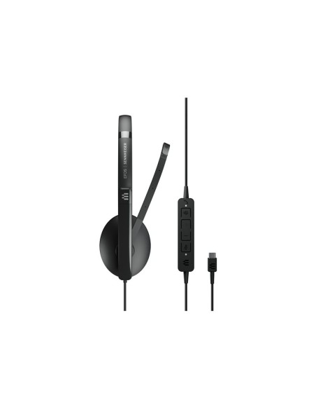 AURICULAR + MIC SENNHEISER DIADEMA ADAPT 160T USB-C BLACK