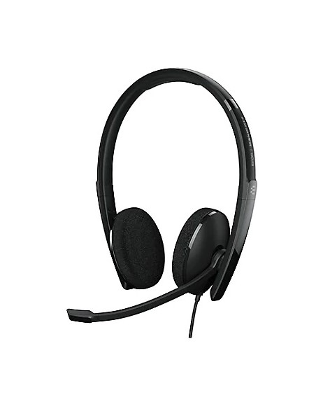AURICULAR + MIC SENNHEISER DIADEMA ADAPT 160 USB BLACK