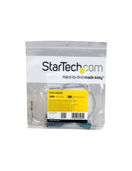 CABLE STARTECH USB / SERIE MACHO 0.5M