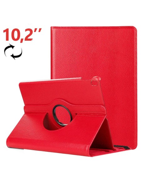 FUNDA TABLET COOL ROTATE 360 RED IPAD 10.2 (7ª 8ª GEN)