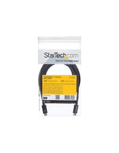 CABLE STARTECH THUNDERBOLT 3 2M BLACK
