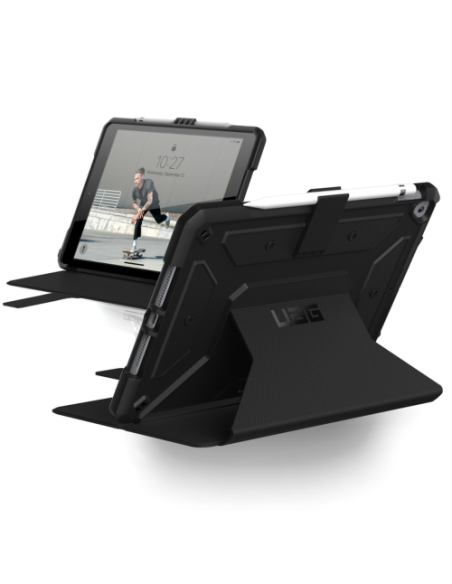 FUNDA TABLET UAG METROPOLIS BLACK IPAD 10.2 (7ª 8ª GEN) 