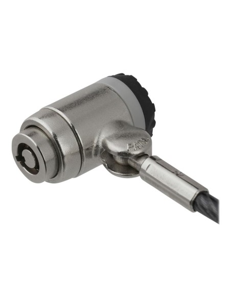 CABLE STARTECH BLOQUEO DE SEGURIDAD CON LLAVE SILVER / BLACK 2M