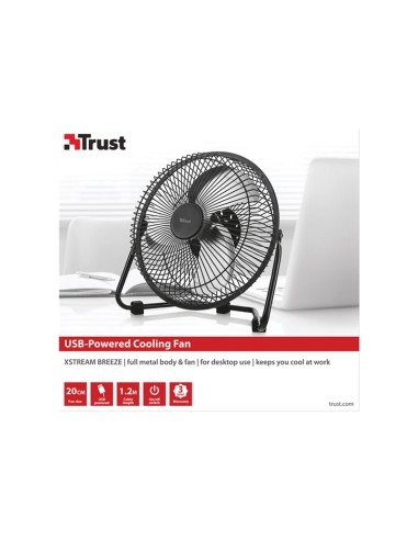 VENTILADOR TRUST XSTREAM BREEZE 200MM...