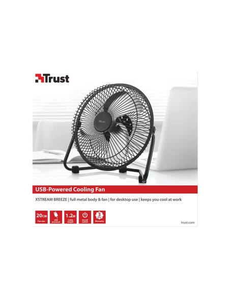 VENTILADOR TRUST XSTREAM BREEZE 200MM USB