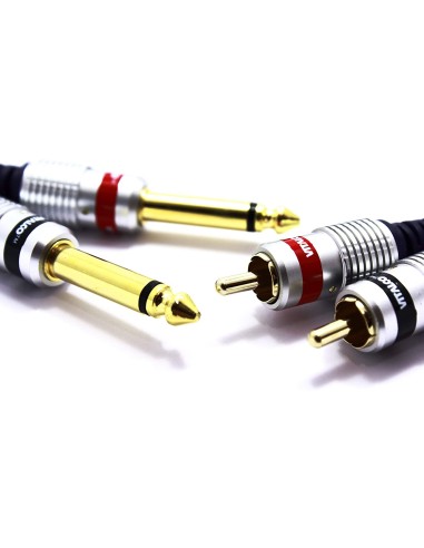 CABLE VITALCO 2X RCA MACHO / 2X JACK...