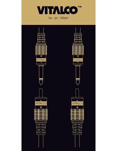 CABLE VITALCO 2X RCA MACHO / 2X JACK...