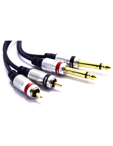 CABLE VITALCO 2X RCA MACHO / 2X JACK...