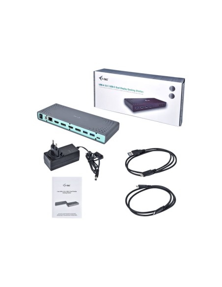 PUERTO REPLICADOR USB-C I-TEC 2XHDMI 4K+ RJ45 + USB 3.0