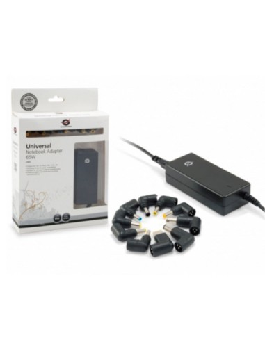 ALIMENTADOR PORTATIL UNIVERSAL SLIMLINE CONCEPTRONIC 65W