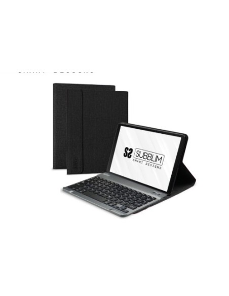FUNDA TABLET SUBBLIM KEYTAB PRO + TECLADO BLUETOOTH SAMSUNG TAB A8 10.5 X200/205 BLACK