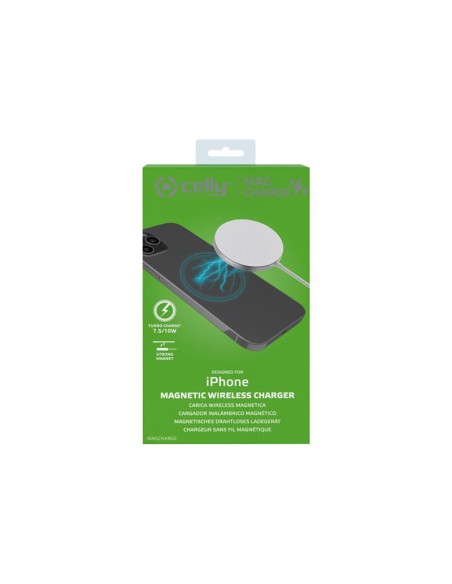 CABLE CARGA CELLY MAGSAFE USB-C 10W 1M WHITE