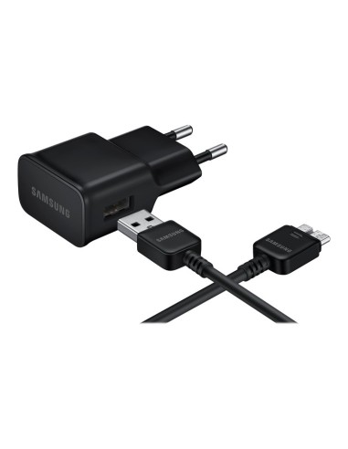CARGADOR USB SAMSUNG 5V 2A + CABLE MICRO USB BLACK PARA CASA