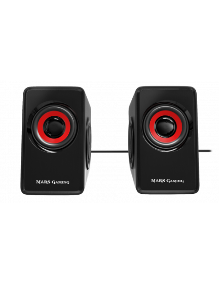 ALTAVOCES MARS GAMING MS1 2.0 10W BLACK/RED