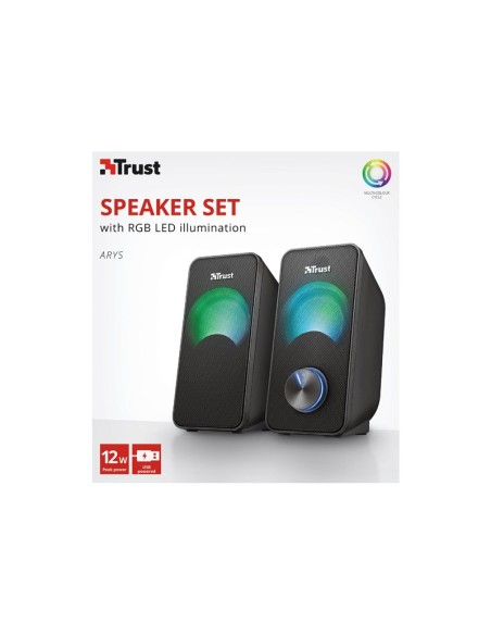 ALTAVOCES TRUST ARYS RGB 2.0 6W BLACK