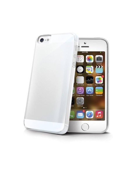FUNDA MOVIL BACK COVER CELLY GELSKIN TRANSPARENTE IPHONE 5/5S