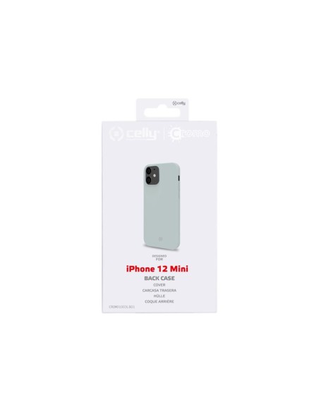 FUNDA MOVIL BACK COVER CELLY CROMO BLUE IPHONE 12 MINI