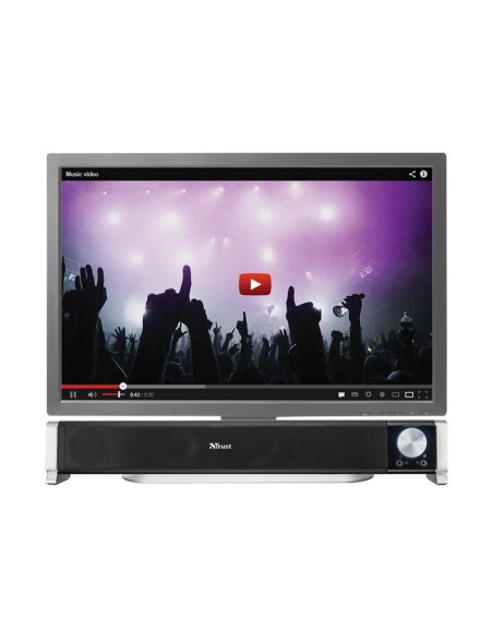 ALTAVOZ TRUST SOUNDBAR ASTO HORIZONTAL 12W RMS USB BLACK