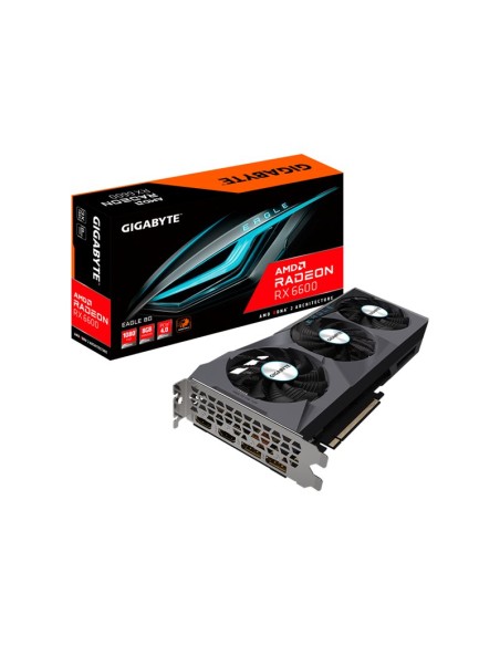 TARJETA GRAFICA PCIE AMD RADEON RX 6600 EAGLE 8GB DDR6 2XDP 2XHDMI