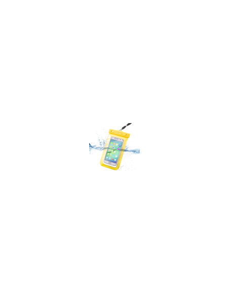 FUNDA MOVIL CELLY SPLASHUNI WATERPROOF HASTA 5.7 YELLOW