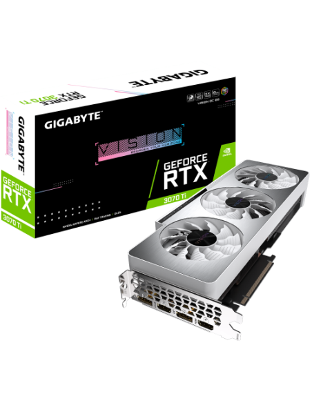 TARJETA GRAFICA PCIE NVIDIA GF RTX 3070 TI VISION OC 8GB DDR6 2XDP 2XHDMI