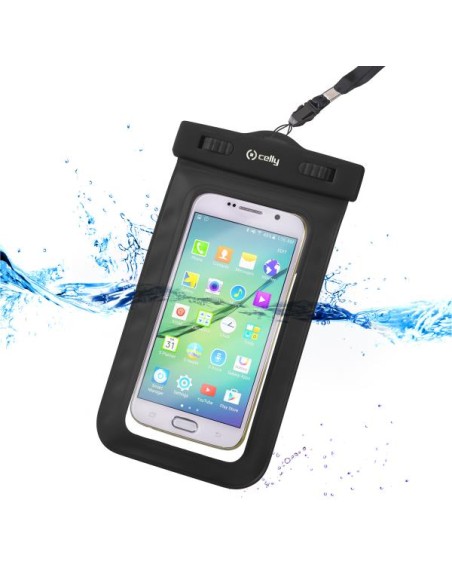 FUNDA MOVIL CELLY SPLASHUNI WATERPROOF BLACK