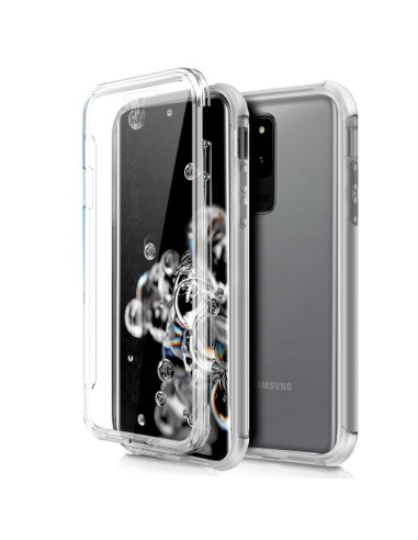 FUNDA MOVIL BACK + FRONT COVER COOL SILICONA 3D TRANSPARENTE SAMSUNG S20 ULTRA 5G G988