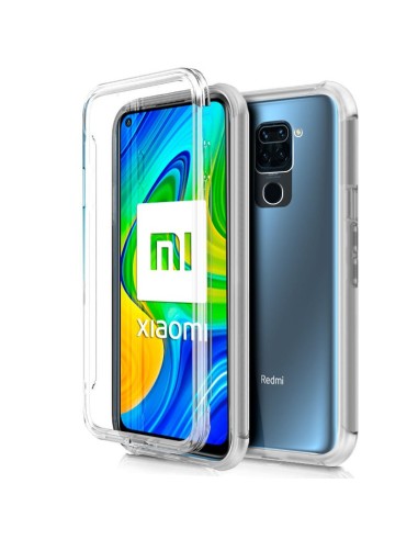 FUNDA MOVIL BACK + FRONT COVER COOL SILICONA 3D TRANSPARENTE XIAOMI REDMI NOTE 9