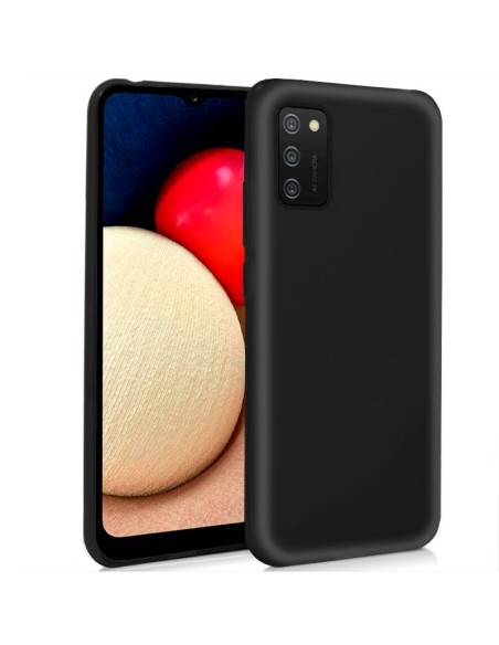 FUNDA MOVIL BACK COVER COOL SILICONA BLACK SAMSUNG GALAXY A02S A025