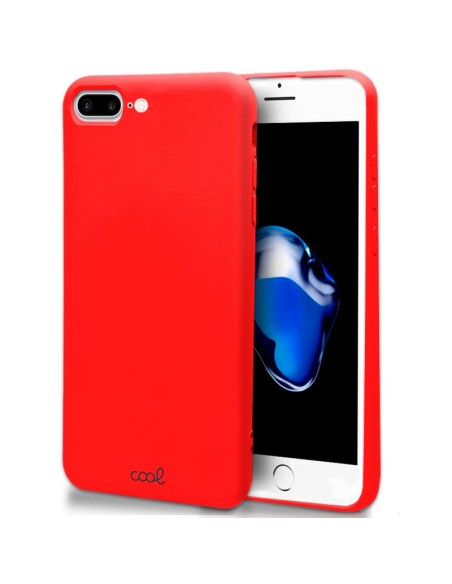 FUNDA MOVIL BACK COVER COOL SILICONA RED IPHONE 7 PLUS / 8 PLUS