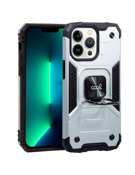 FUNDA MOVIL BACK COVER COOL HARD ANILLA CASE SILVER IPHONE 13 PRO